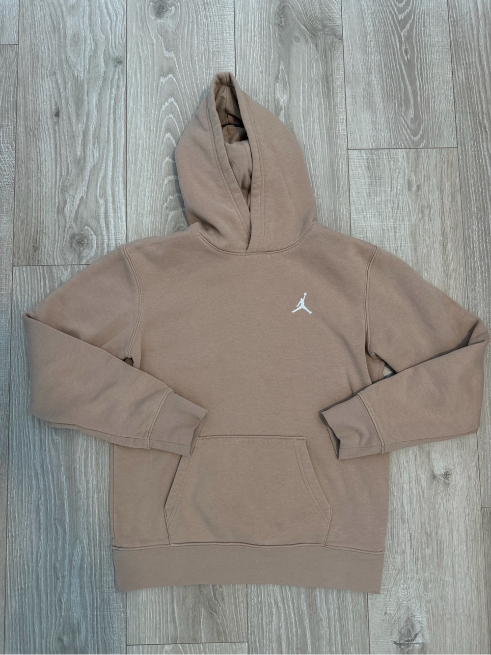 Nike Jordan Kids Taupe Pullover Hoodie